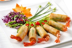 chả ram tôm đất Bình Định Dì Anh