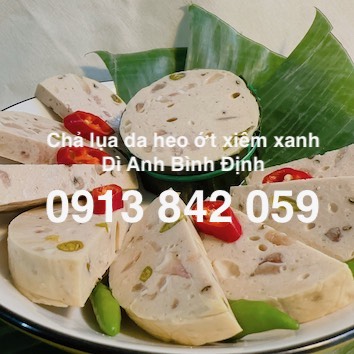 chả lụa ớt xiêm xanh Bình Định