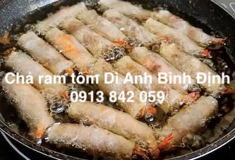 chả ram tôm đất Dì Anh Bình Định