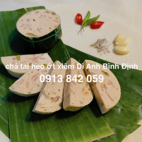 chả tai heo ớt xiêm Dì Anh