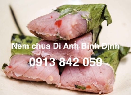 nem chua dì anh Bình Định